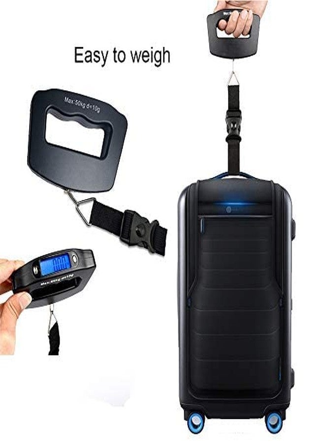 FADMAN Luggage Scale with Grip - Travel Luggage Scale - Portable Digital Luggage Weight Scale - Lagguages Bag Scale - Suitcase Hanging Weighing Electronic Travel Scale - 50kg 110 Pound Capacity - Image 3